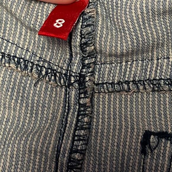 Pinstripe Mini Pleated H&M Skirt - Picture 4 of 7